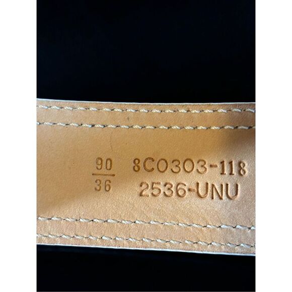 Fendi White Patent Leather Belt (Large) - Picture 4 of 7